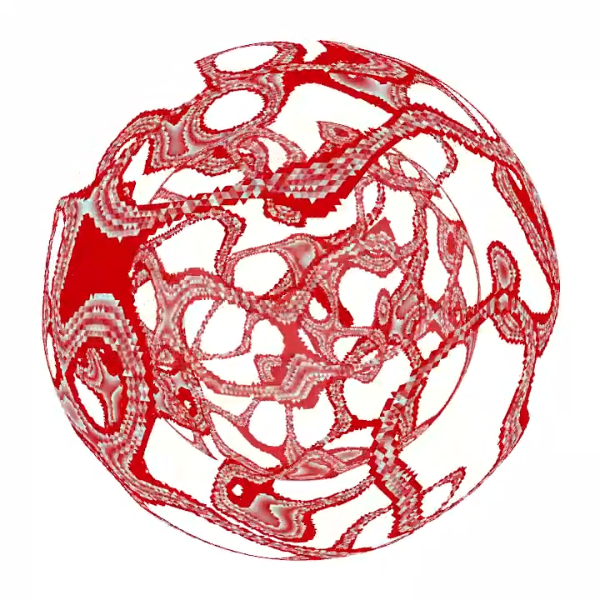 Red sphere.