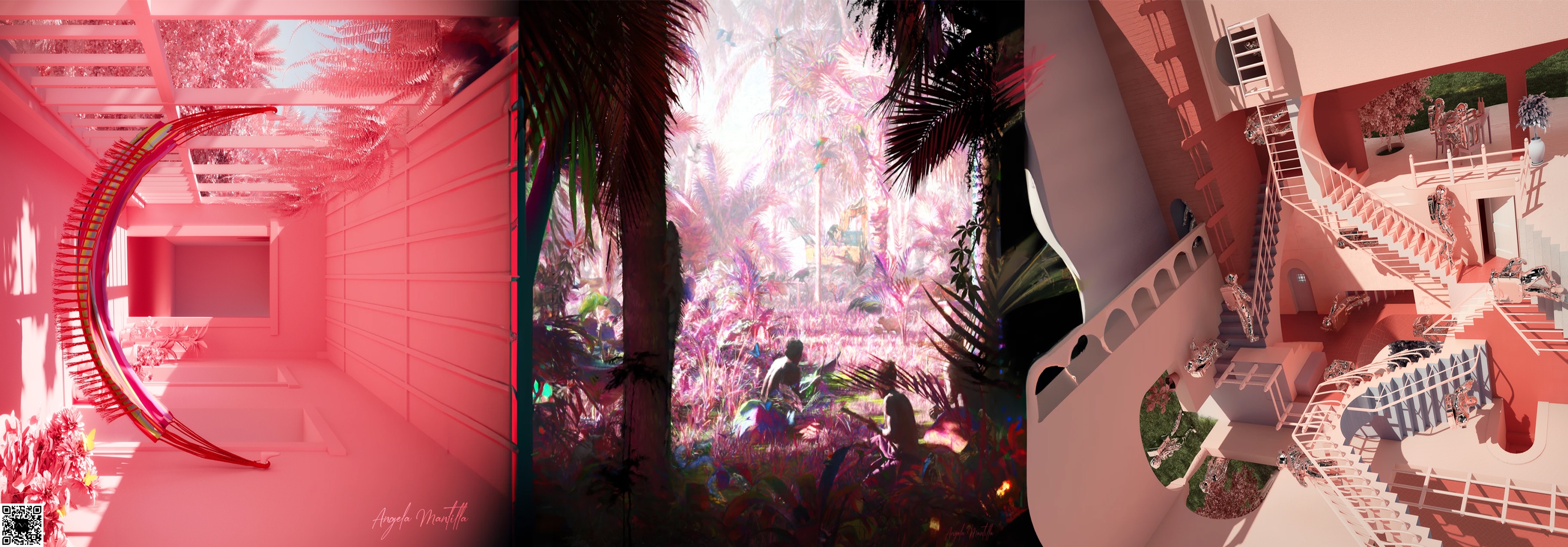 Pink worlds