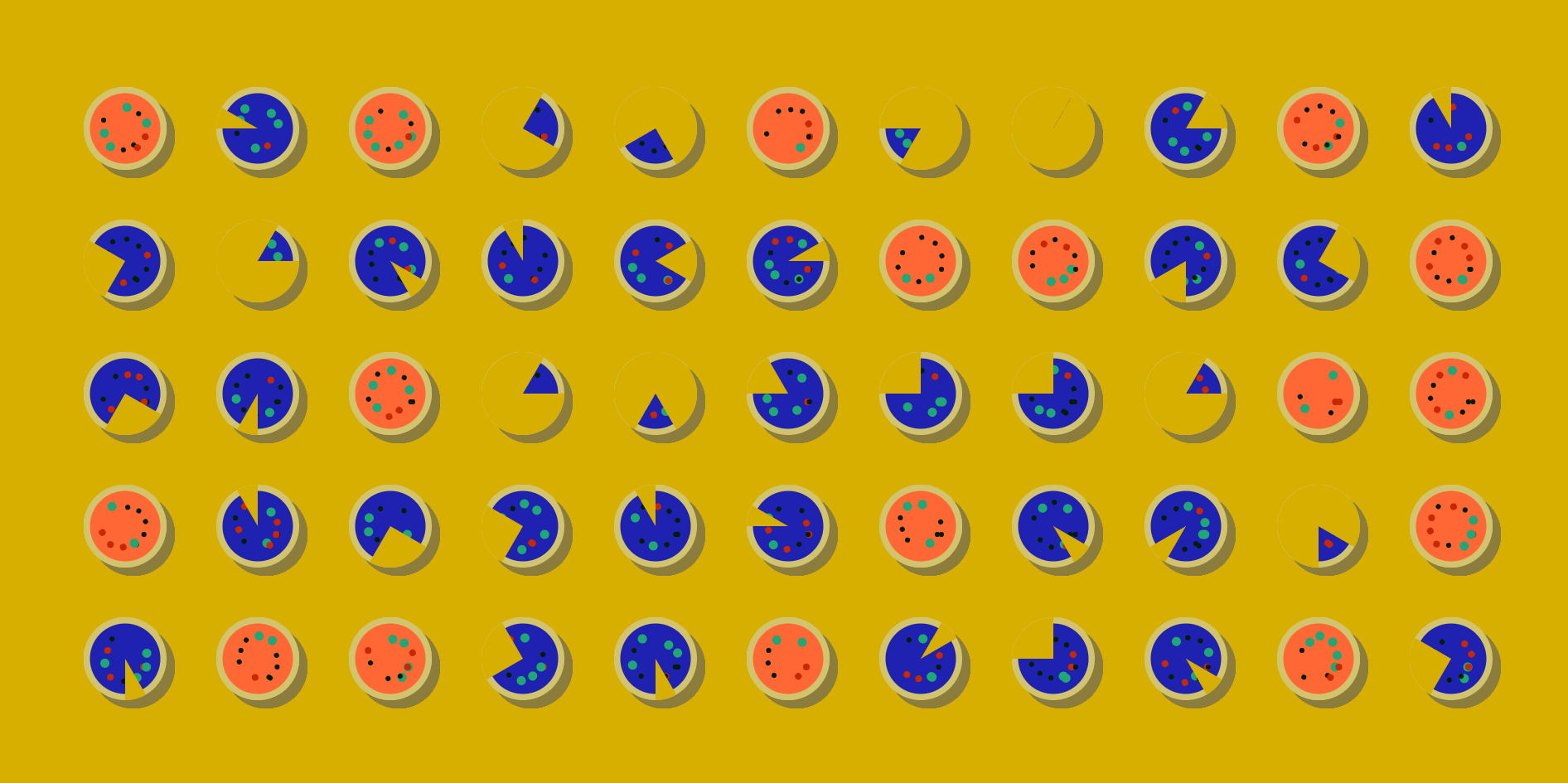 random pizza