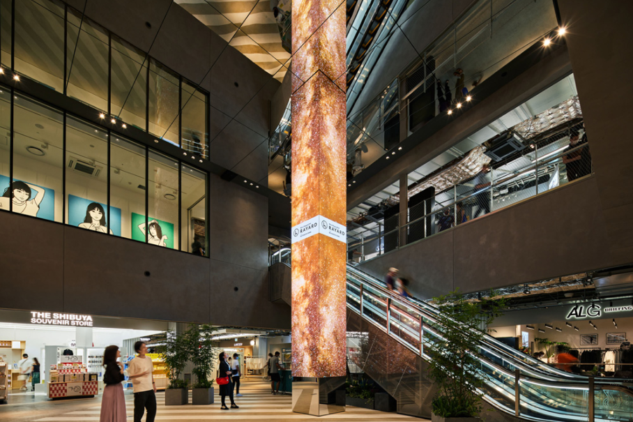 MIYASHITA PARK LEDビジョンタワー